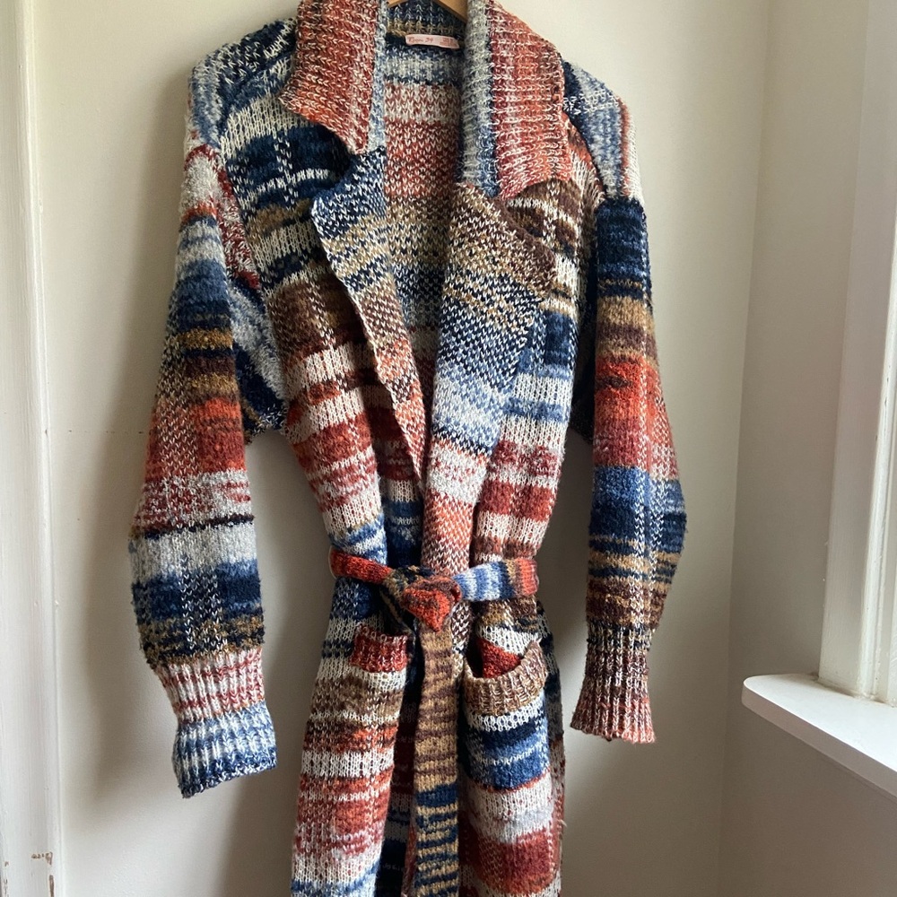 Chunky Patchwork Cardigan